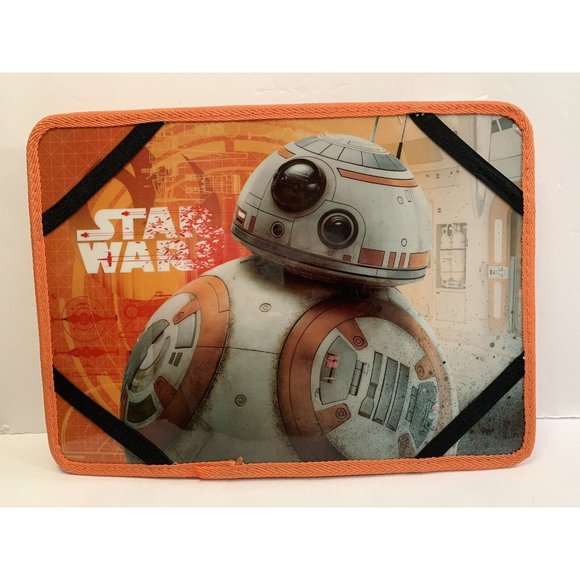 Toys Star Wars Orange Lap Desk Two Zippers Crayons Markers Poshmark